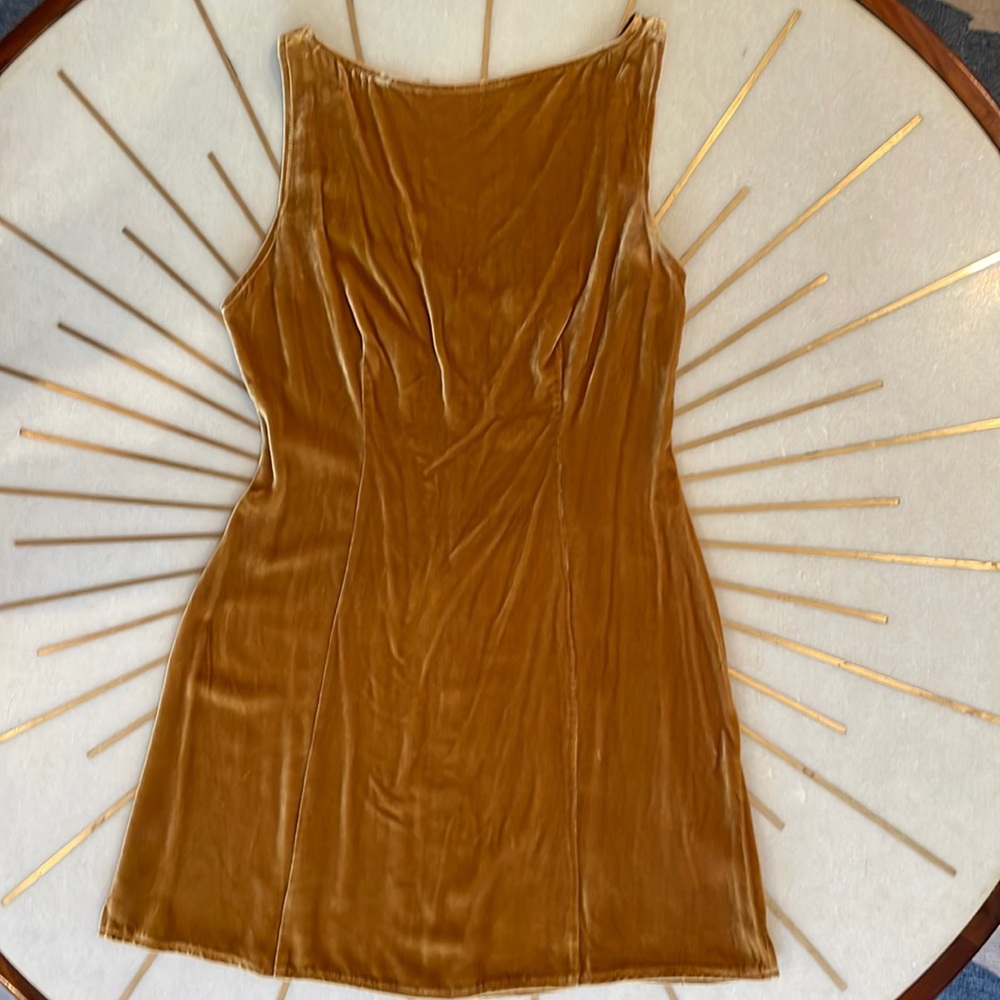 Reformation Velvet Mini Dress